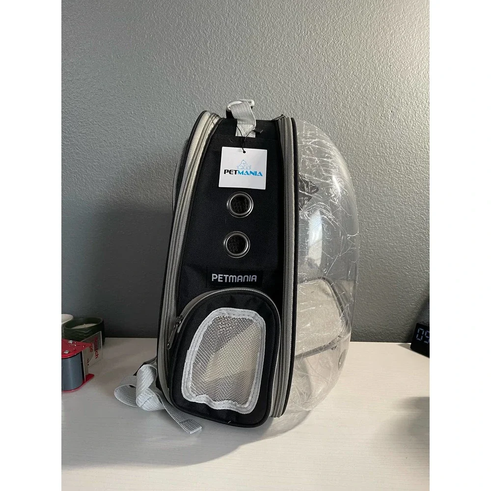 Pet Cat Dog Carrier Bubble Expandable Foldable Backpack